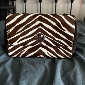Tory Burch Zebra Print Shoulder Bag